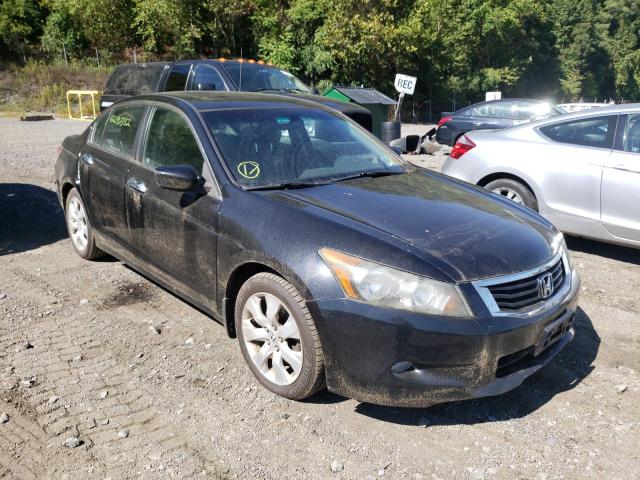 1HGCP36828A067164 - 2008 HONDA ACCORD BLACK photo 1