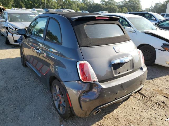 3C3CFFJH5FT509116 - 2015 FIAT 500 ABARTH GRAY photo 3