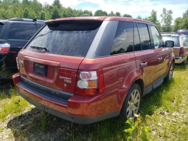 SALSK25458A168337 - 2008 LAND ROVER RANGE ROVE BURGUNDY photo 4