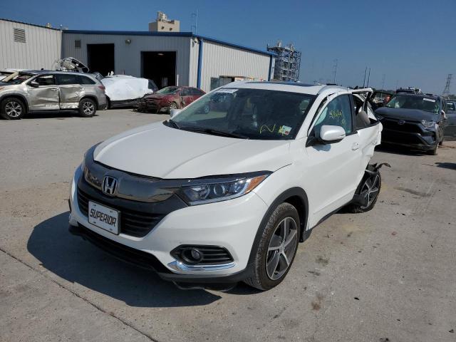 3CZRU5H71NM702515 - 2022 HONDA HR-V EXL WHITE photo 2