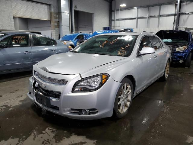 1G1ZE5E19BF267556 - 2011 CHEVROLET MALIBU LTZ ვერცხლისფერი ფოტო 2