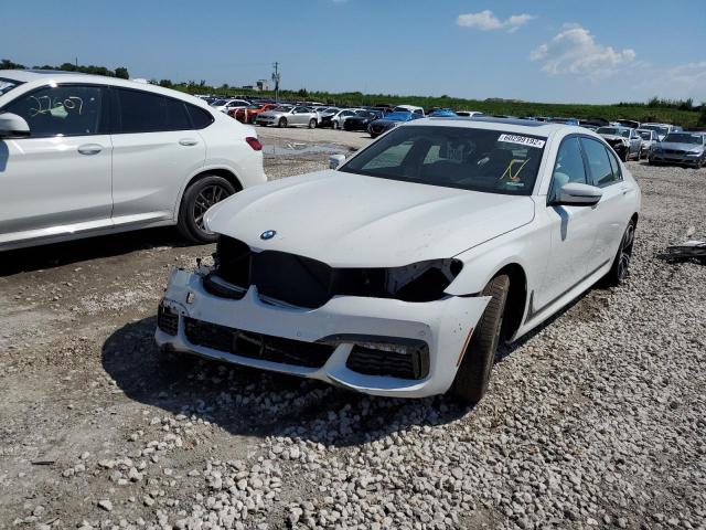 WBA7E2C5XKB216767 - 2019 BMW 740 I WHITE photo 2