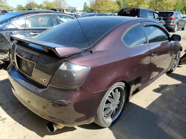 JTKDE167680250733 - 2008 TOYOTA SCION TC 紫色 照片 4