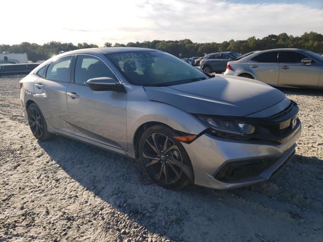 2HGFC2F83KH573775 - 2019 HONDA CIVIC SPOR SILVER photo 1