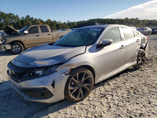 2HGFC2F83KH573775 - 2019 HONDA CIVIC SPOR SILVER photo 2