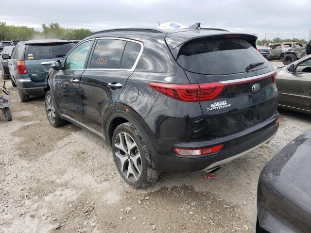 KNDPRCA66K7504877 - 2019 KIA SPORTAGE S BLACK photo 3