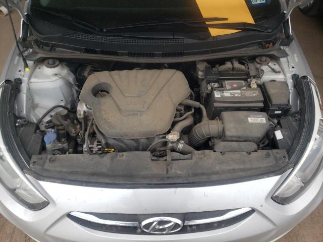 KMHCT5AE3HU335345 - 2017 HYUNDAI ACCENT SE SILVER photo 7