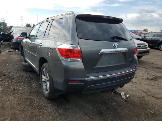 5TDDK3EH9BS086890 - 2011 TOYOTA HIGHLANDER GRAY photo 3