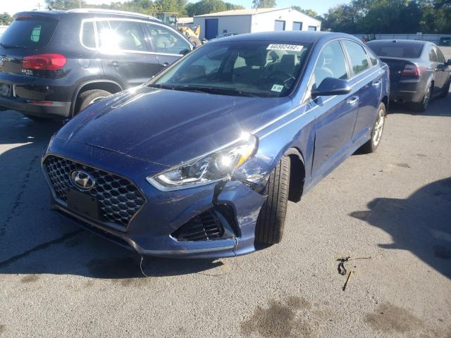 5NPE34AF6KH785704 - 2019 HYUNDAI SONATA LIM BLUE photo 2