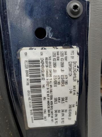 1D4GP45RX5B100162 - 2005 DODGE CARAVAN CA BLUE photo 10