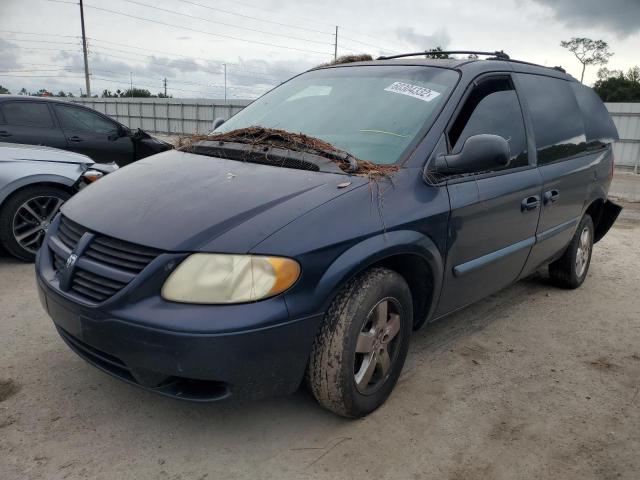 1D4GP45RX5B100162 - 2005 DODGE CARAVAN CA BLUE photo 2