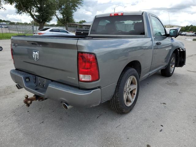 3C6JD6AT0CG236921 - 2012 DODGE RAM 1500 S GRAY photo 4