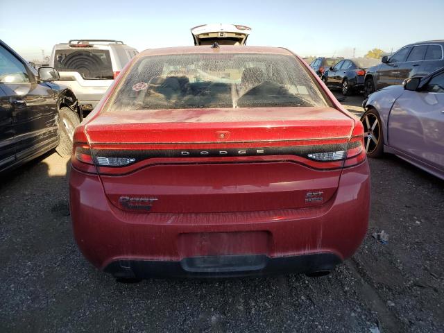 1C3CDFBH8DD100180 - 2013 DODGE DART SXT RED photo 6