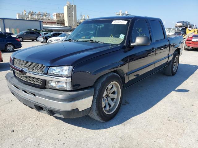 2GCEC13T451225137 - 2005 CHEVROLET SILVERADO BLUE photo 2