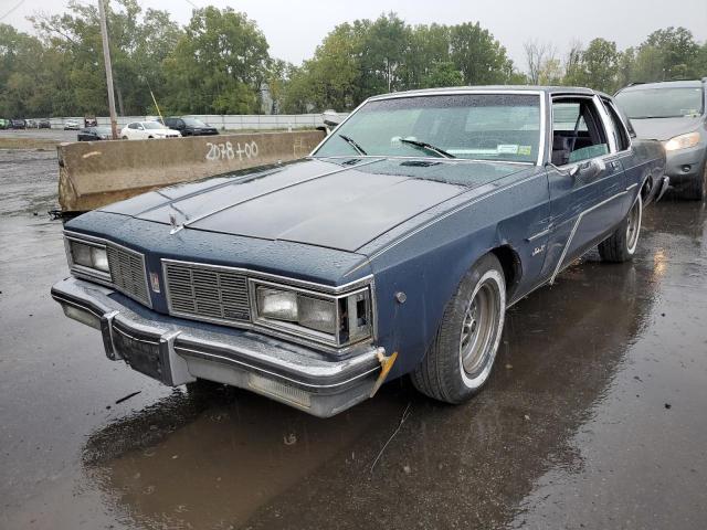 1G3AN37Y7DM957470 - 1983 OLDSMOBILE DELTA 88 R BLUE photo 2