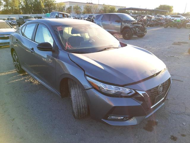 3N1AB8DV4MY265618 - 2021 NISSAN SENTRA SR GRAY photo 1