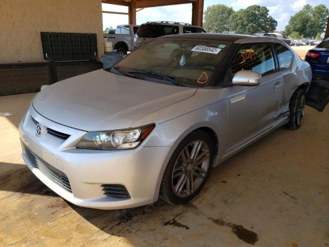 JTKJF5C72D3061887 - 2013 TOYOTA SCION TC ვერცხლისფერი ფოტო 2