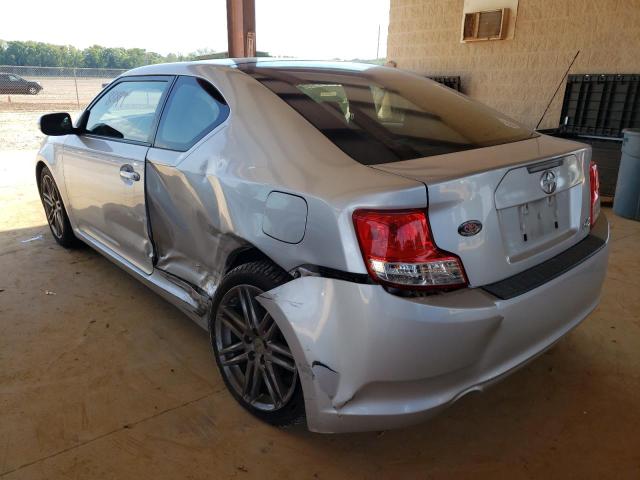 JTKJF5C72D3061887 - 2013 TOYOTA SCION TC ვერცხლისფერი ფოტო 3