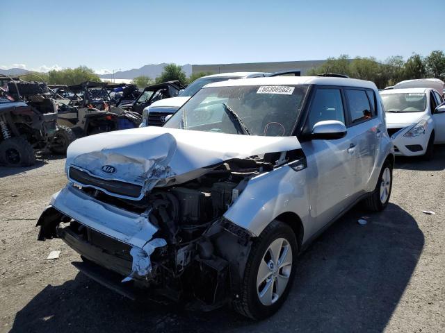 KNDJN2A24E7714889 - 2014 KIA SOUL SILVER photo 2