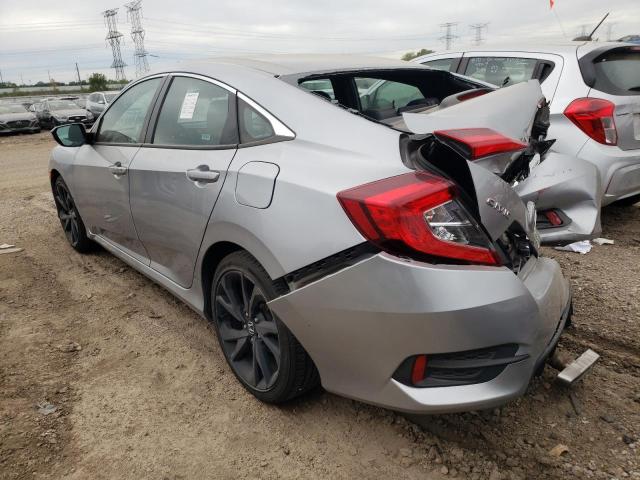 19XFC2F80ME002287 - 2021 HONDA CIVIC SPOR GRAY photo 3