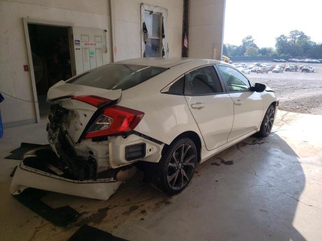 19XFC2F83KE030629 - 2019 HONDA CIVIC SPOR WHITE photo 4