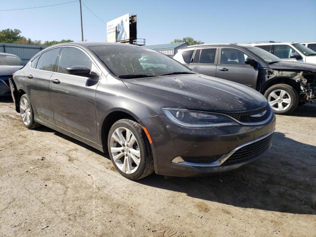 1C3CCCAB1GN175784 - 2016 CHRYSLER 200 LIMITE CHARCOAL photo 1