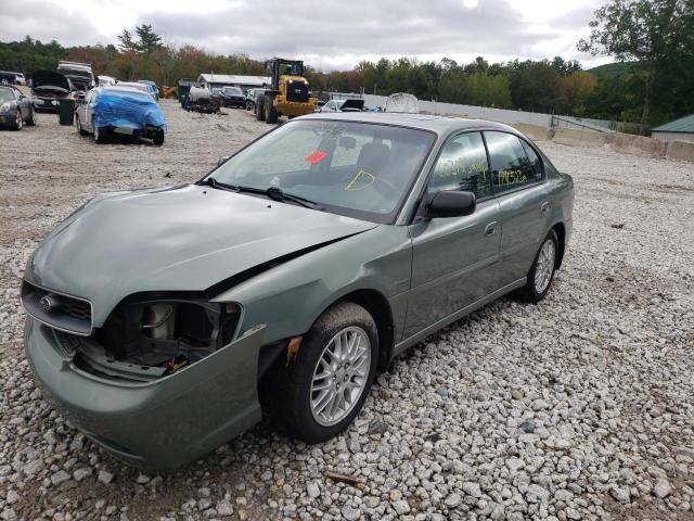 4S3BE625647203686 - 2004 SUBARU LEGACY L S GREEN photo 2