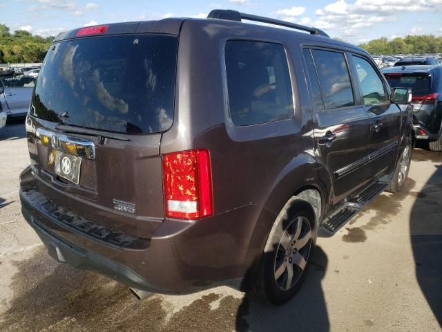 5FNYF4H92CB032675 - 2012 HONDA PILOT TOUR BLACK photo 4