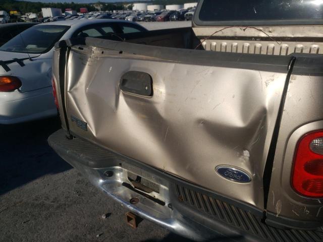 1FTRW08643KD09803 - 2003 FORD F150 SUPER GOLD photo 9