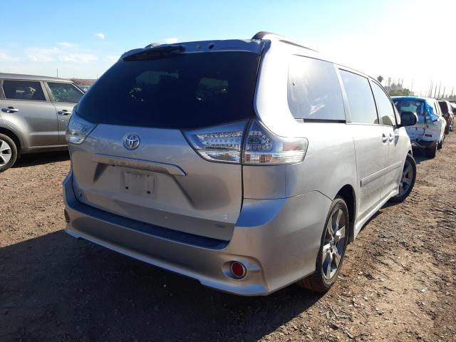 5TDXK3DC5FS548614 - 2015 TOYOTA SIENNA SPO GRAY photo 4