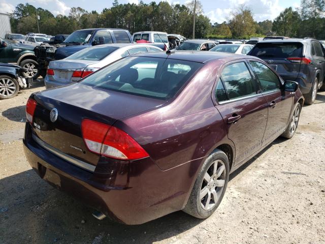 3MEHM0JG2BR604492 - 2011 MERCURY MILAN PREM MAROON photo 4