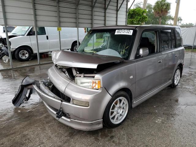 JTLKT324164082036 - 2006 TOYOTA SCION XB ვერცხლისფერი ფოტო 2