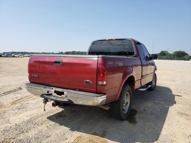 1FTRX18L01NB55904 - 2001 FORD F150 RED photo 4