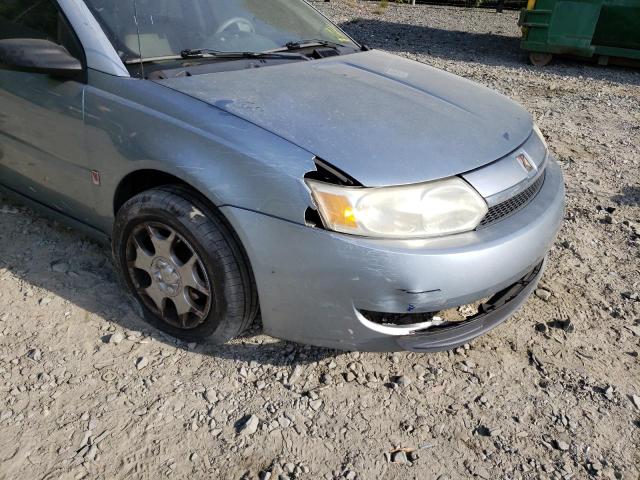 1G8AJ52F83Z170150 - 2003 SATURN ION LEVEL SILVER photo 9