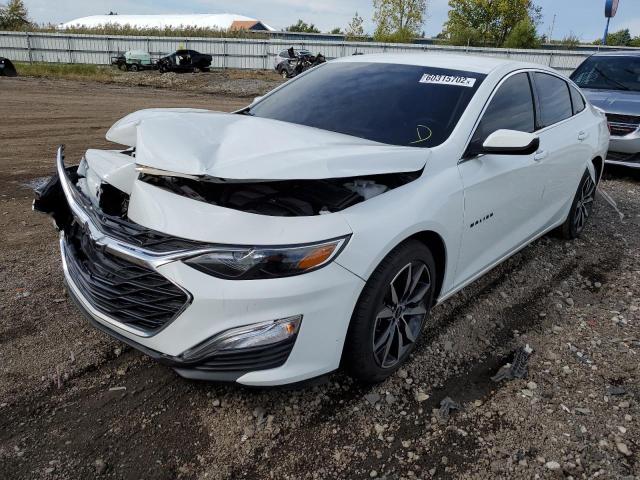 1G1ZG5ST7MF040529 - 2021 CHEVROLET MALIBU RS WHITE photo 2