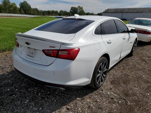 1G1ZG5ST7MF040529 - 2021 CHEVROLET MALIBU RS WHITE photo 4