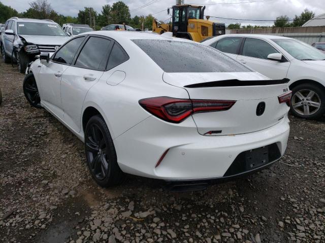 19UUB6F56MA003441 - 2021 ACURA TLX TECH A WHITE photo 3