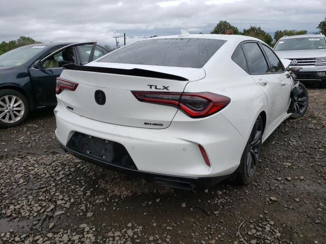 19UUB6F56MA003441 - 2021 ACURA TLX TECH A WHITE photo 4
