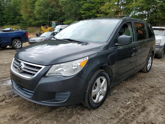 2V4RW3DG4BR695015 - 2011 VOLKSWAGEN ROUTAN SE CHARCOAL photo 2