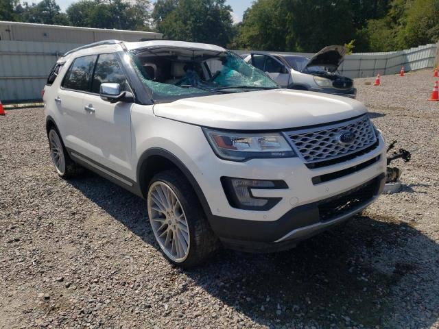 1FM5K8HT1GGD23306 - 2016 FORD EXPLORER P WHITE photo 1