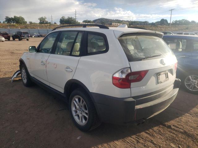 WBXPA73404WB21218 - 2004 BMW X3 2.5I WHITE photo 3