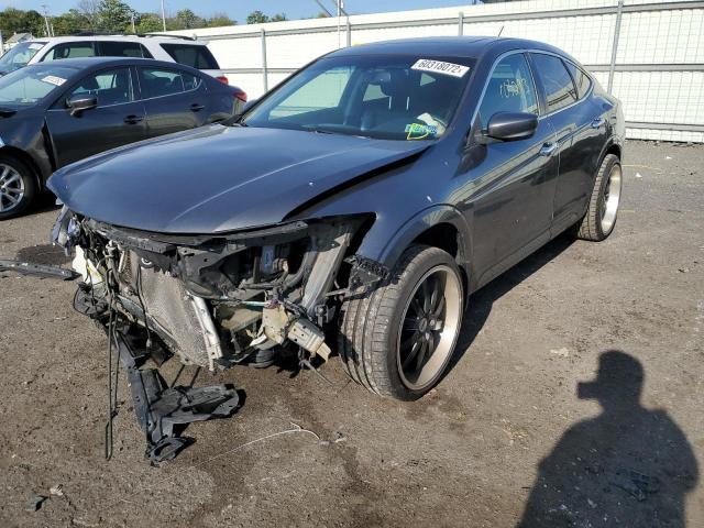 5J6TF2H50BL005444 - 2011 HONDA ACCORD CRO SILVER photo 2