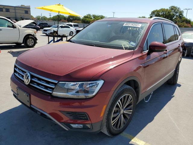 3VV3B7AX0KM115307 - 2019 VOLKSWAGEN TIGUAN SE RED photo 2