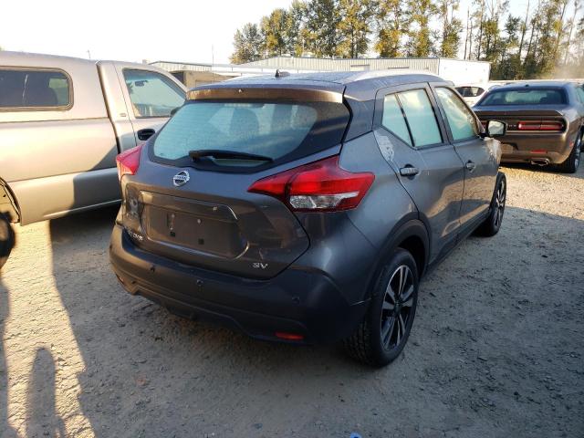 3N1CP5CV6LL516953 - 2020 NISSAN KICKS SV GRAY photo 4