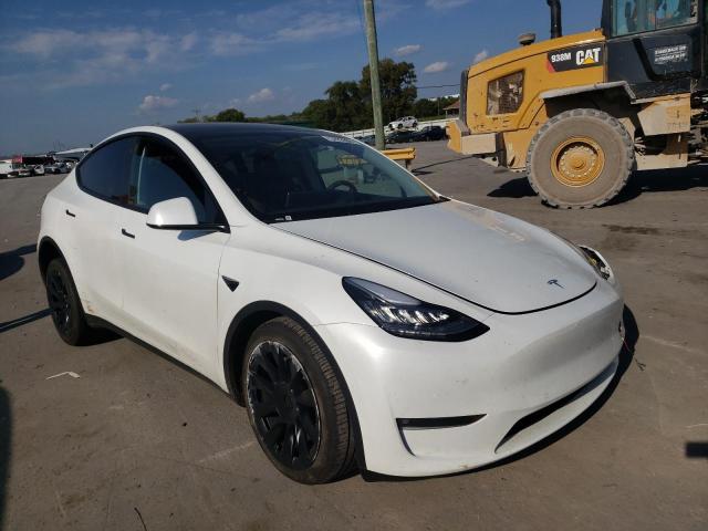 7SAYGDEE4NF385763 - 2022 TESLA MODEL Y WHITE photo 1