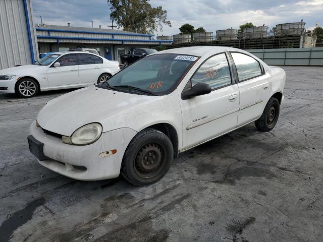 1B3ES46C91D190305 - 2001 DODGE NEON SE WHITE photo 2