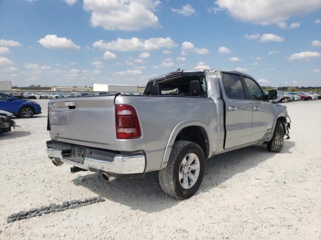 1C6RREJT5KN905513 - 2019 RAM 1500 LARAM SILVER photo 4