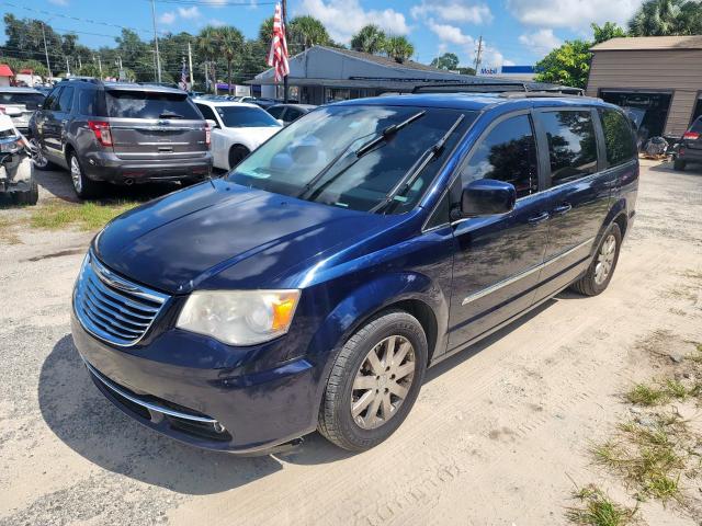 2C4RC1BG1ER364259 - 2014 CHRYSLER TOWN & COU BLUE photo 2