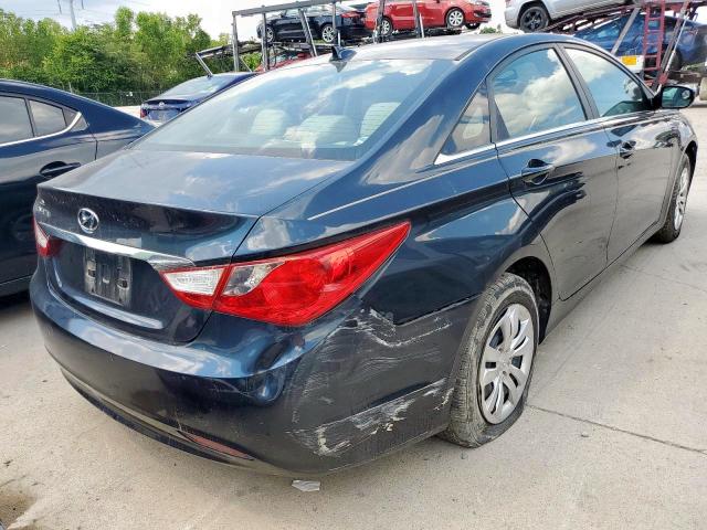 5NPEB4AC0CH314366 - 2012 HYUNDAI SONATA GLS BLUE photo 4