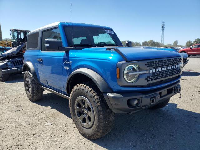 1FMDE5CH3NLB44662 - 2022 FORD BRONCO BAS BLUE photo 1